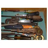 Hand tools in drawer...