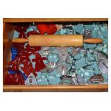 Cookie cutters and rolling pin...