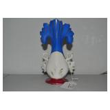 Rocco style vase with extensive gil...