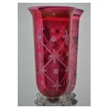 Table top electric cranberry glass ...