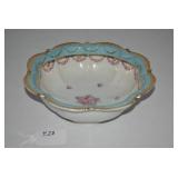 Decorative porcelain blue and pink ...