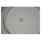 Decorative porcelain blue and pink ...