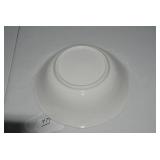 Cobalt blue porcelain bowl with sce...