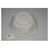 German porcelain bowl with pink flo...