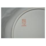 German porcelain bowl with pink flo...