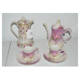 Tea sets,1 is Lefton...