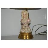 Cordey porcelain electric lamps, pa...
