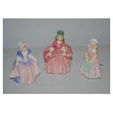 (3) Royal Doulton porcelain young l...