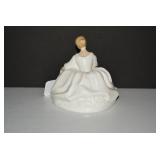 Royal Doulton porcelain lady, hairl...