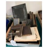 3 boxes - printing/letterpress bloc...