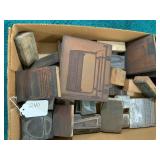 Printing/letterpress blocks, some l...