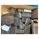Printing/letterpress blocks, some l...