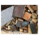 Printing/letterpress blocks, some l...