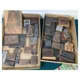 2 boxes - printing/printing blocks,...