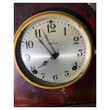 Mantel clocks; cameo one has no key...