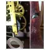 Mantel clocks; cameo one has no key...