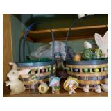 Assorted Easter decorations, some v...