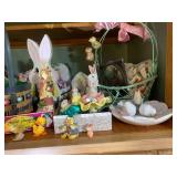 Assorted Easter decorations, some v...