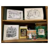 Dept. 56 Snow Village; 2 shelves of...