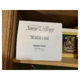 Dept. 56 Snow Village; 2 shelves of...