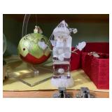 Christmas ornaments on hanging stan...