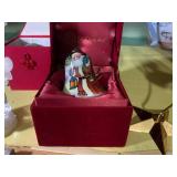 Christmas ornaments on hanging stan...