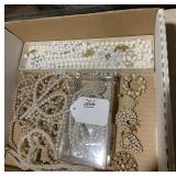 Pearl-like necklaces, bracelets and...