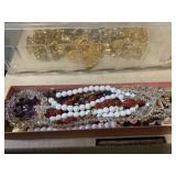Glass beads, watches, trinket boxes...