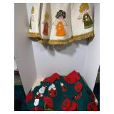 Christmas tree skirt and stockings...