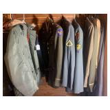 Military uniforms with airplane pic...