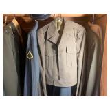 Military uniforms with airplane pic...
