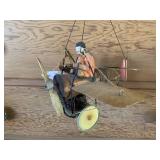 Toy airplane with flight jacket...