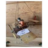 Toy airplane with flight jacket...