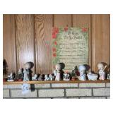 Precious Moments, brush trees (all ...