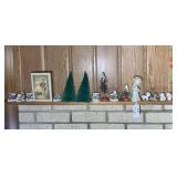 Precious Moments, brush trees (all ...