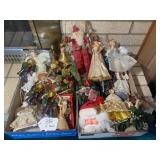 2 boxes of angel ornaments...