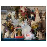 2 boxes of angel ornaments...