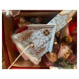 Large assortment of Christmas ornam...