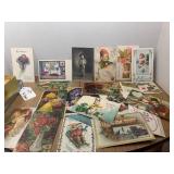 2 boxes of postcards...