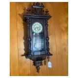 Wall clock, with key...