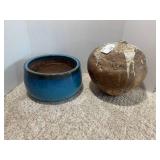 Homemade pottery pieces ...