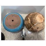 Homemade pottery pieces ...