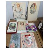 Old greeting cards and pamphlets, V...