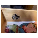 Hutch/craft cabinet, approx. 54"Wx7...