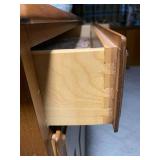 Hutch/craft cabinet, approx. 54"Wx7...