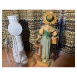 Glass baskets, planter, Victorian l...