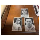 Vintage baseball photo cards of Wes...