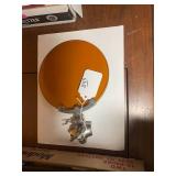 Vintage automobile amber glass viso...