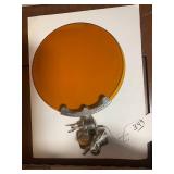 Vintage automobile amber glass viso...