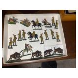 Lead cowboys and Indians with buffa...